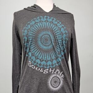 Soul Flower Women's Soulshine Yoga Hoody Hoodie XS Gray